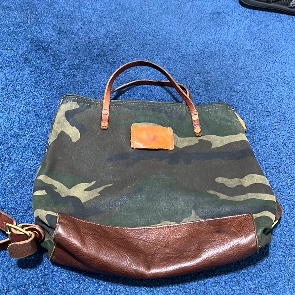 Cami & leather bag/ backpack